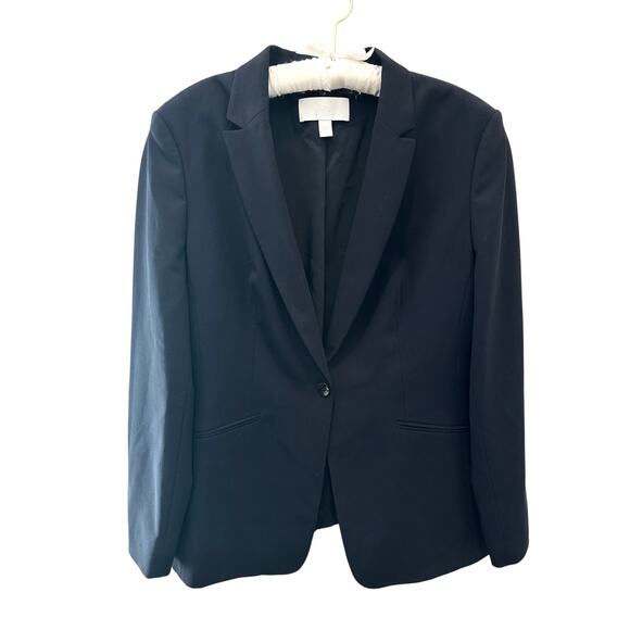HUGO BOSS Jackets & Blazers - HUGO BOSS Women’s Virgin Wool Blazer Black Tailored Career Jacket Size US 12